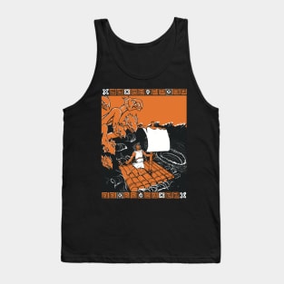 Odysseus vs Scylla and Charybdis Tank Top